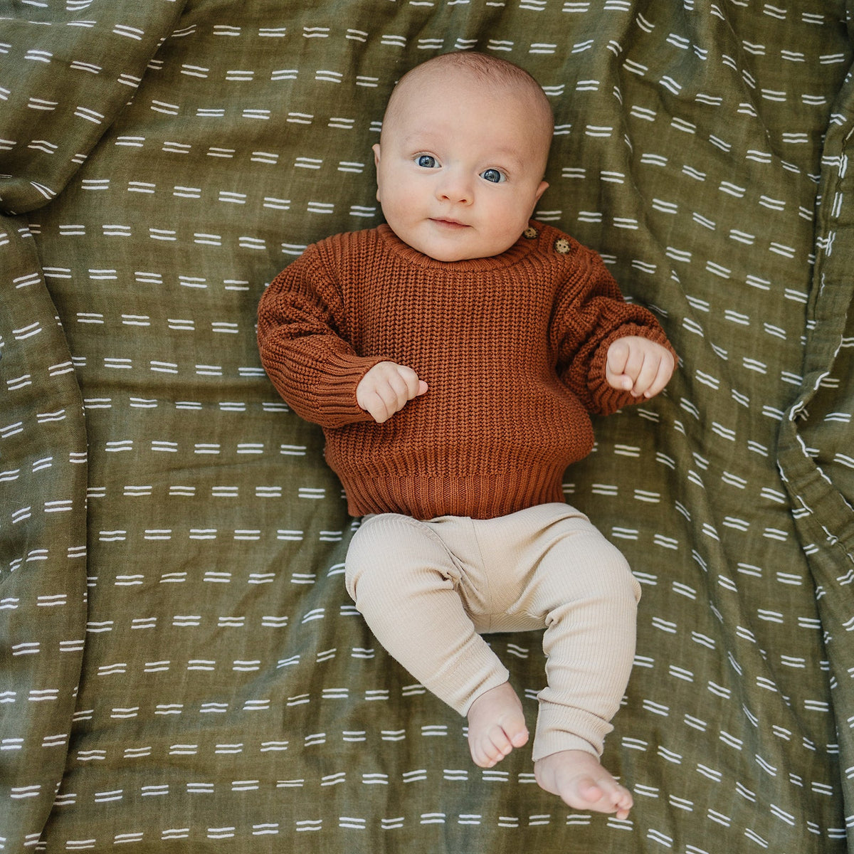 Organic Cotton Leggings - Oatmeal