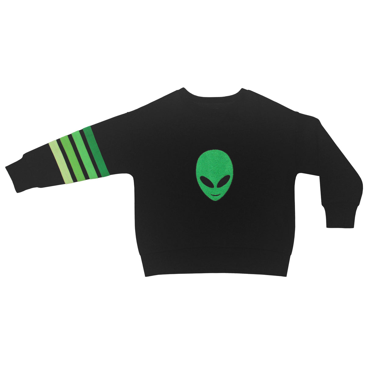 Organic Cotton Crewneck Sweatshirt - Alien Patch