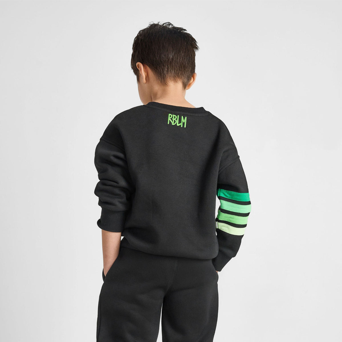 Organic Cotton Crewneck Sweatshirt - Alien Patch