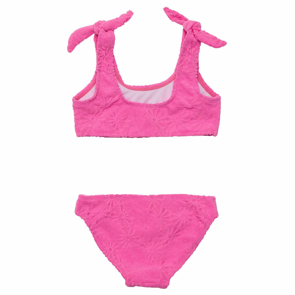 Crop bikini- bubblegum bloom*