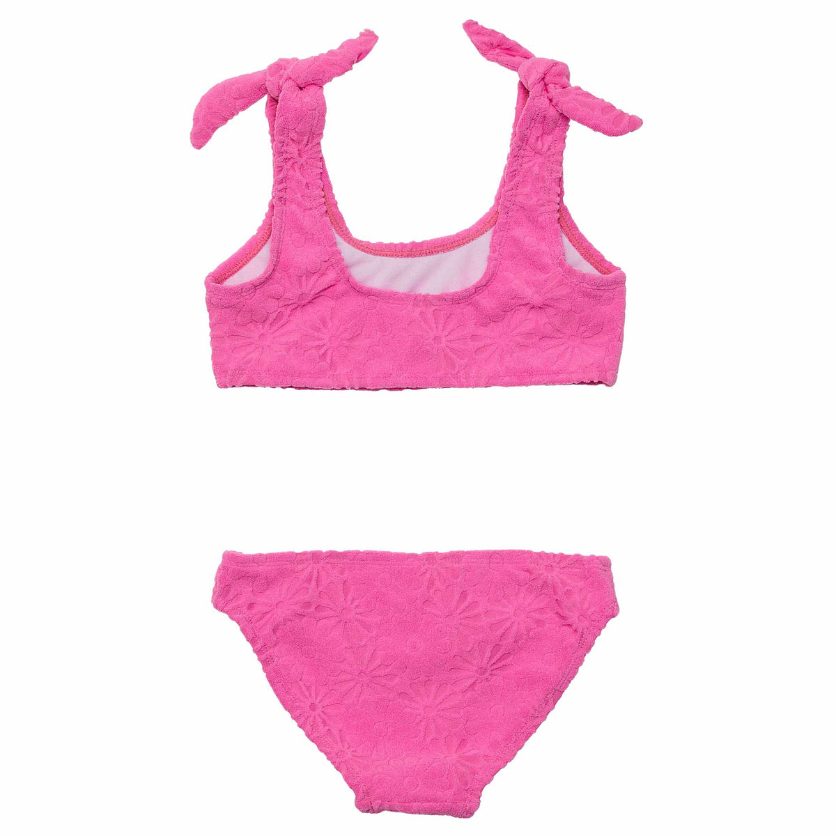 Crop bikini- bubblegum bloom*