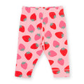 Organic Cotton Baby Leggings - Strawberry Print