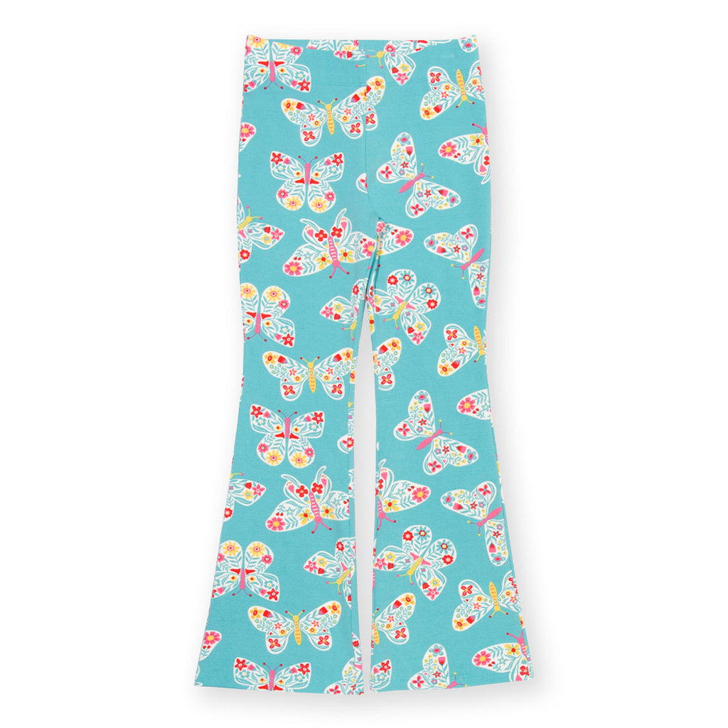 Organic Cotton Legging Flares - Butterfly Print