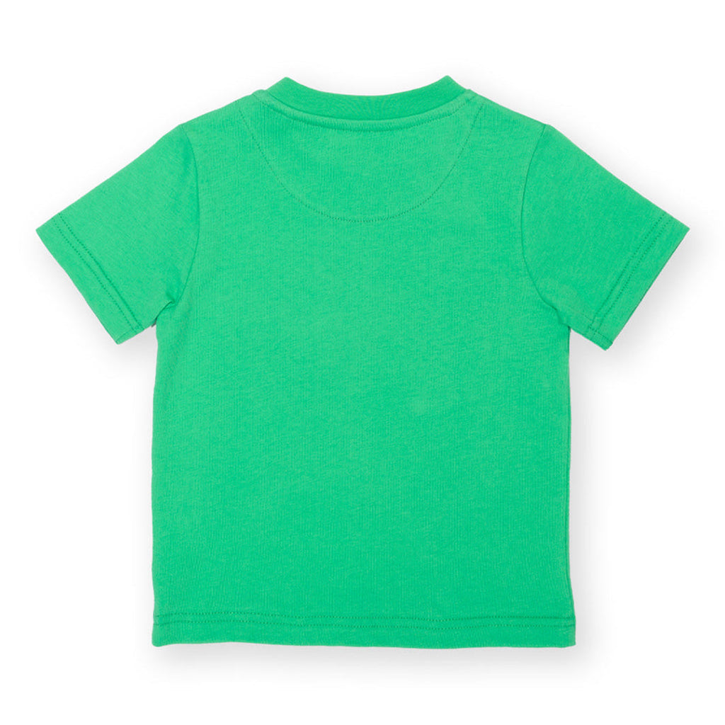 Organic Cotton Short Sleeve T-Shirt - Fire Engine Appliqué