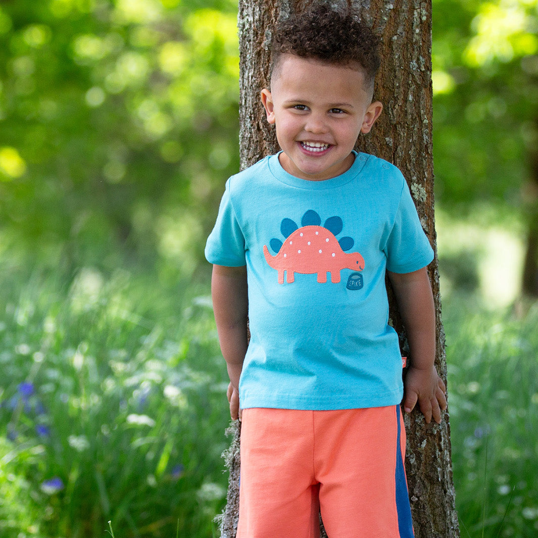 Organic Cotton Short Sleeve T-Shirt - Pet Steggie Appliqué