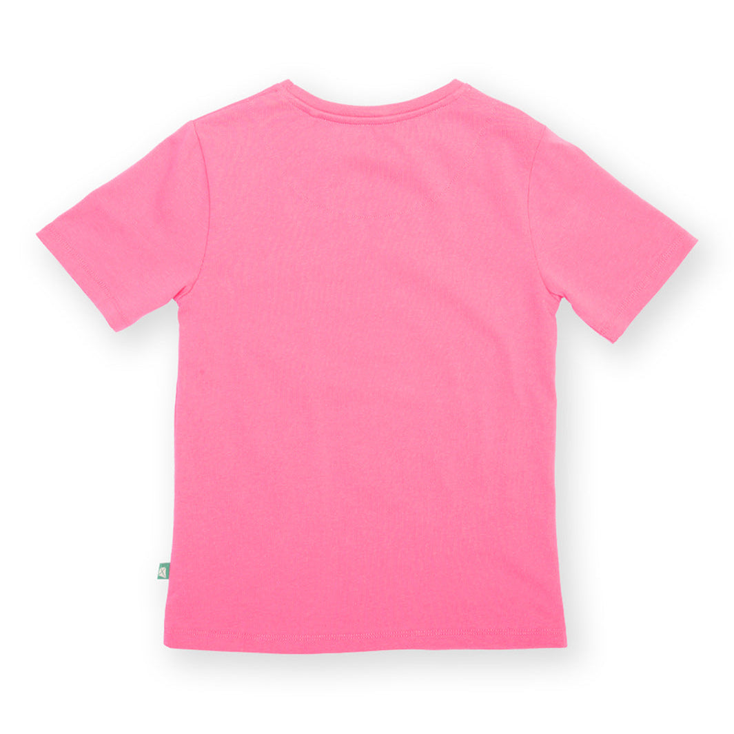 Organic Cotton Short Sleeve T-Shirt - Strawberry Appliqué