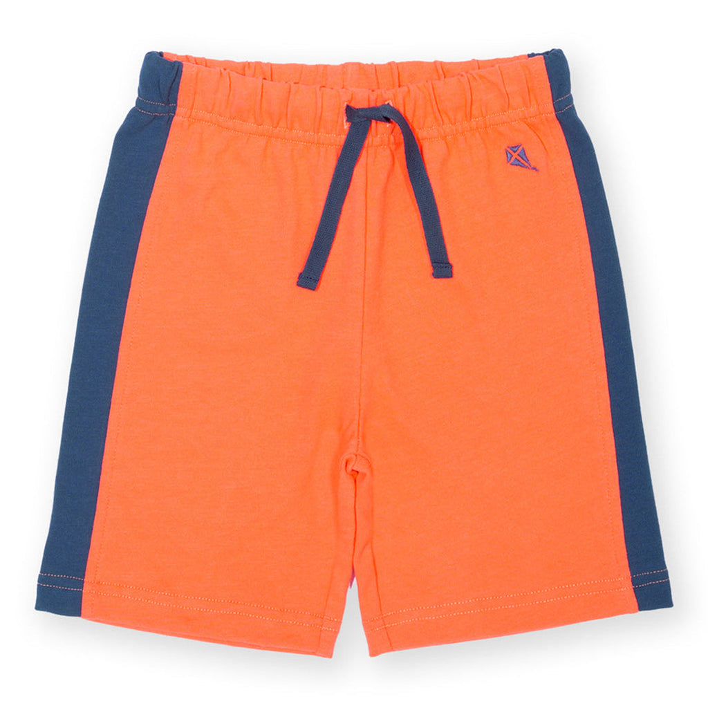 Organic Cotton Jersey Shorts - Tangerine