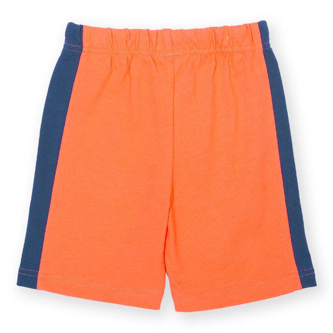 Organic Cotton Jersey Shorts - Tangerine
