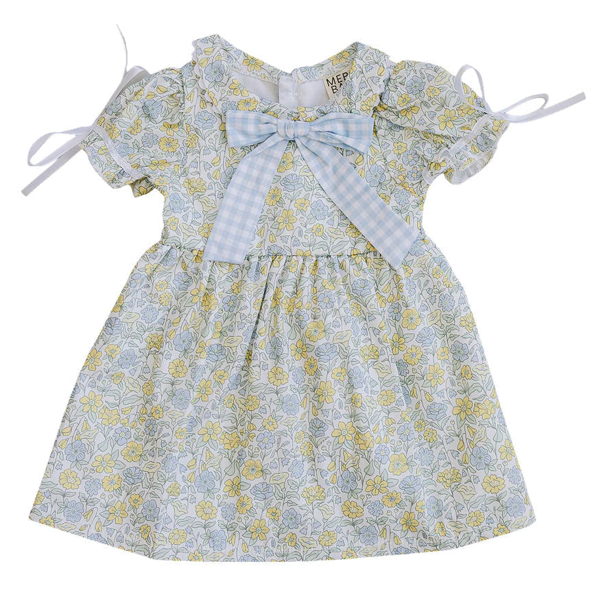 Dress with Peter Pan Collar - Sunny Floral