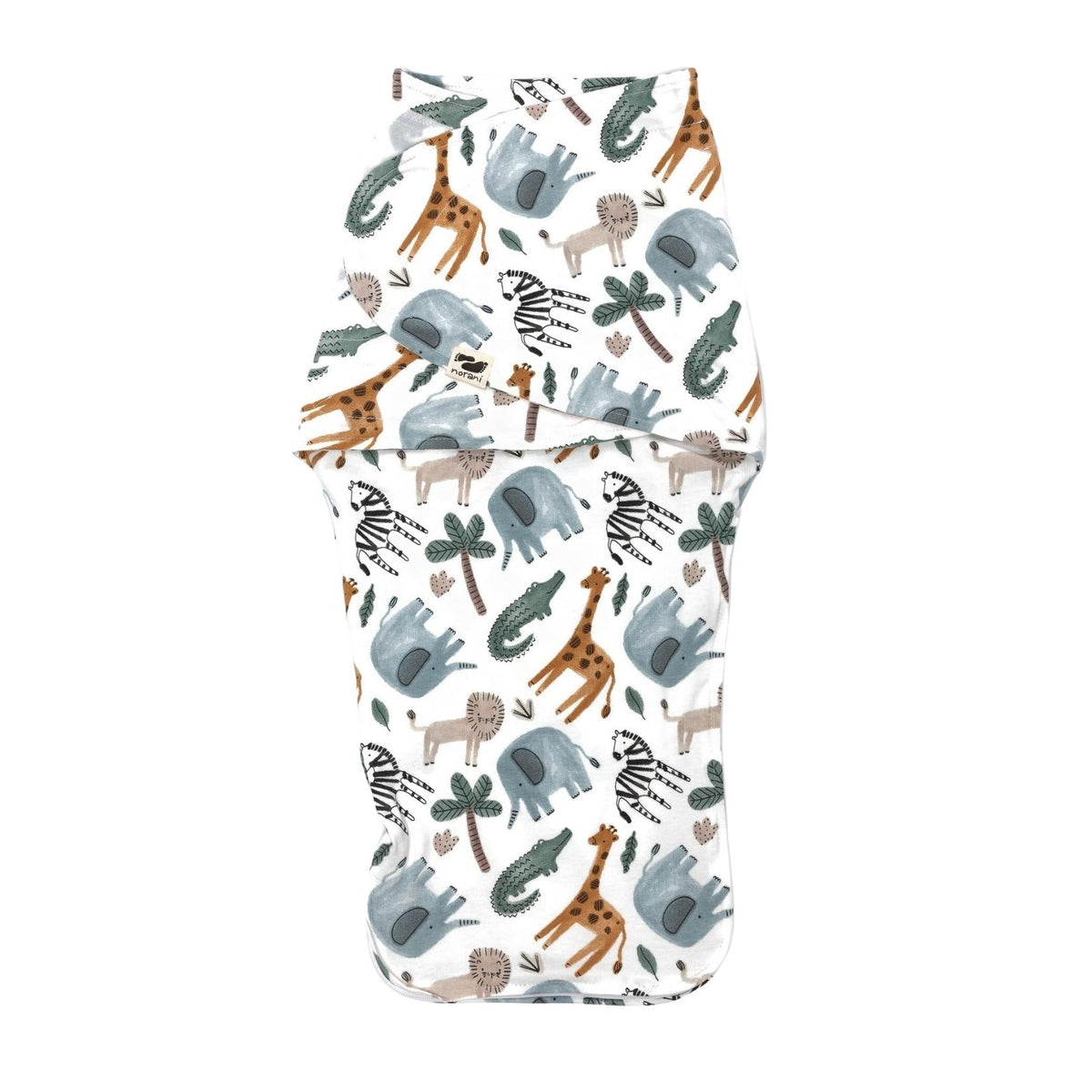 Organic Cotton Snugababe Swaddle™ - Safari Animals