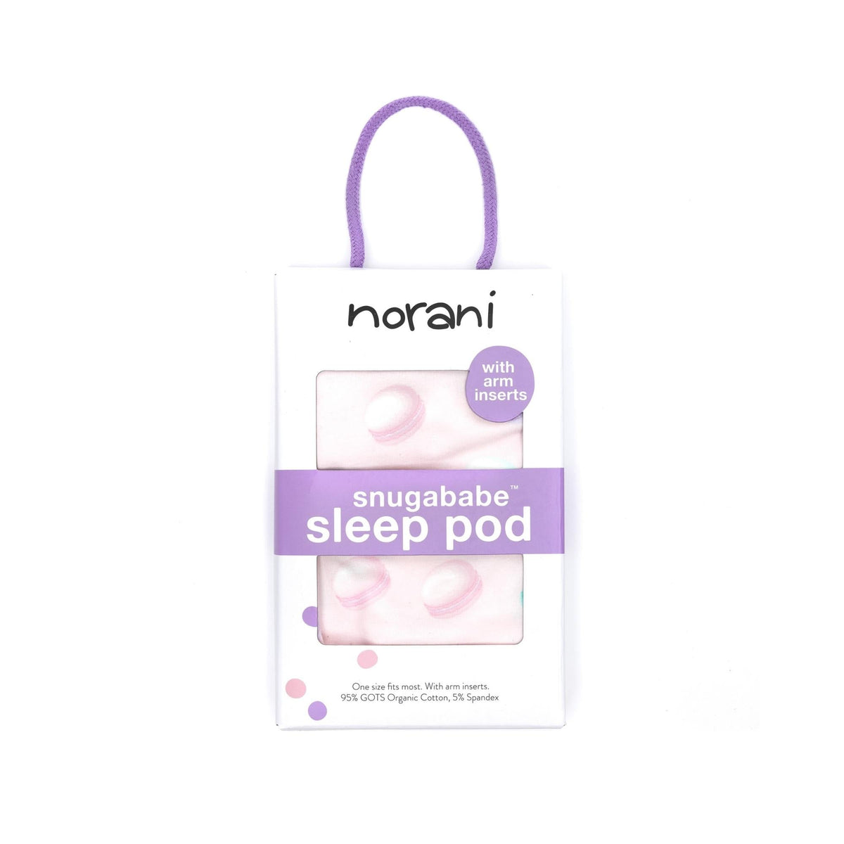 Organic Cotton Snugababe Swaddle™ - Macarons