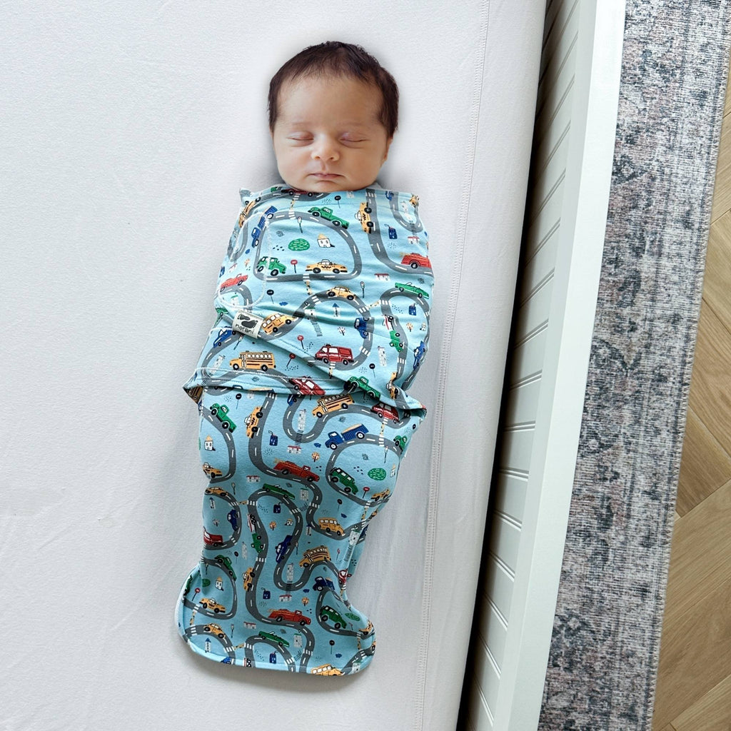 Organic Cotton Snugababe Swaddle™ - Cars