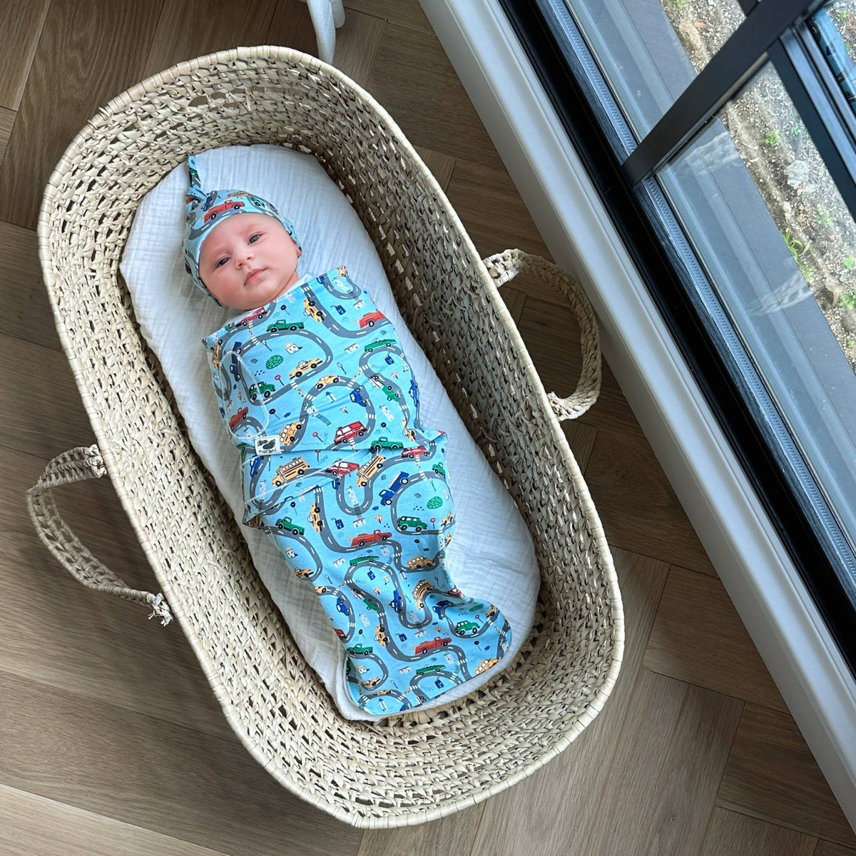 Organic Cotton Snugababe Swaddle™ - Cars