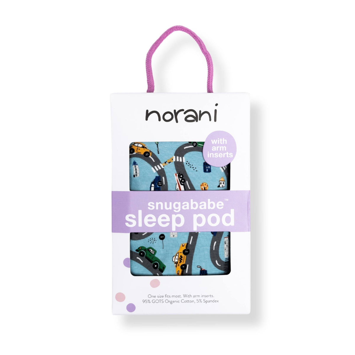 Organic Cotton Snugababe Swaddle™ - Cars