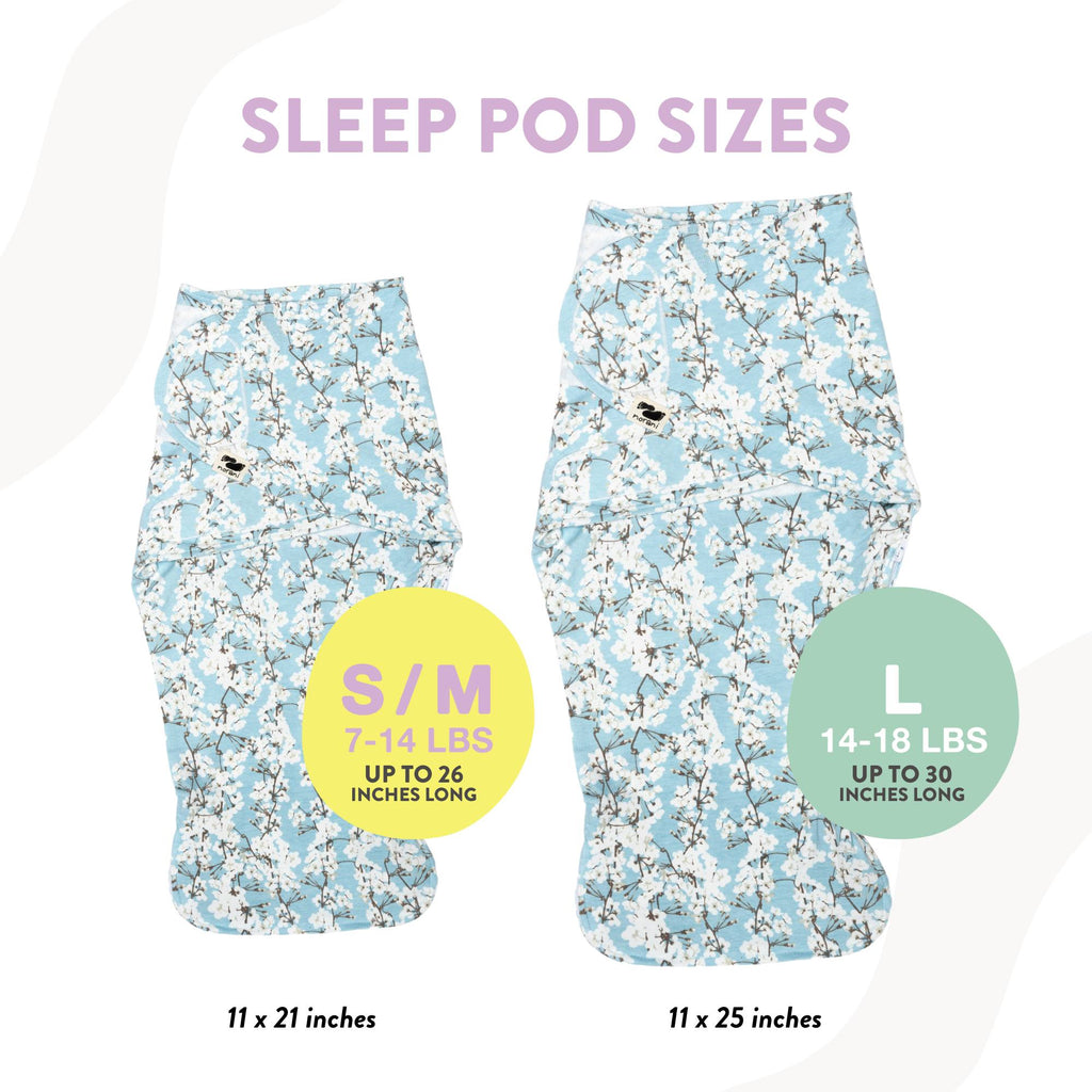 Organic Cotton Snugababe Swaddle™ - Cherry Blossoms