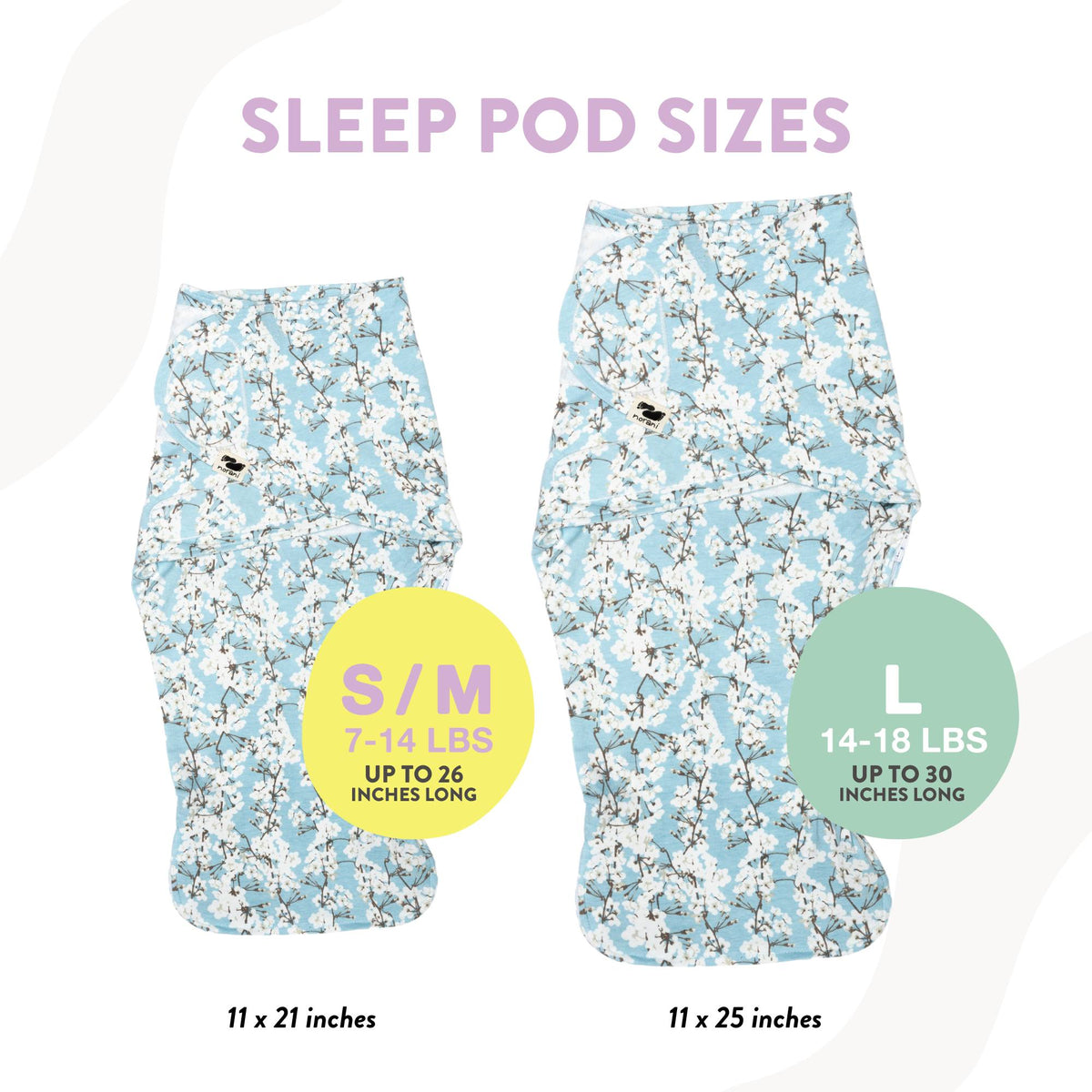 Organic Cotton Snugababe Swaddle™ - Cherry Blossoms