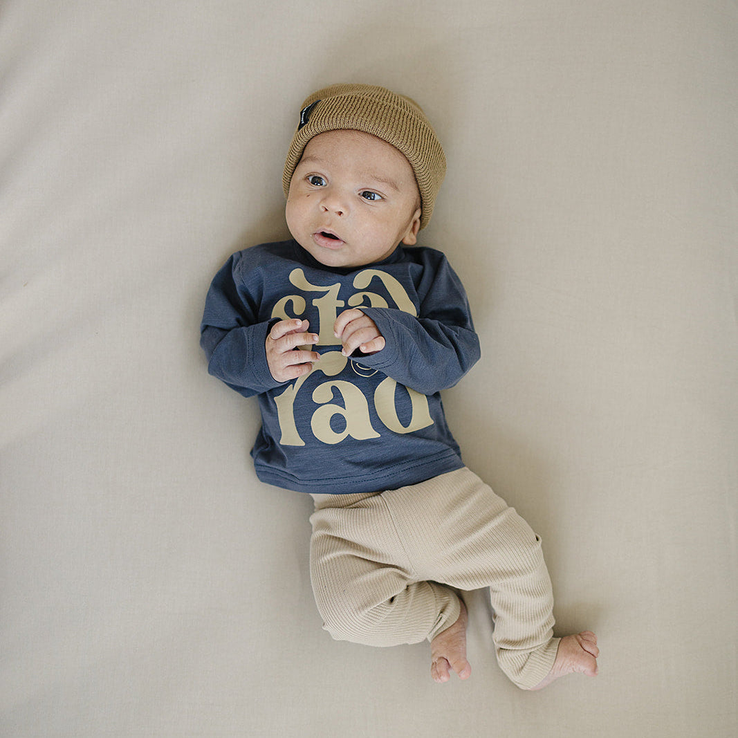 Organic Cotton Leggings - Oatmeal