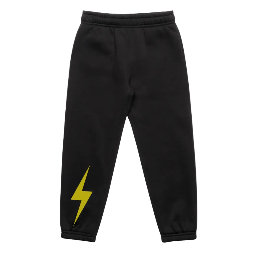 Track pants- neon spark, black*